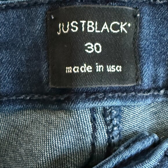Just Black Women's 30 Skinny Dark Wash Stretch Jeans - Picture 2 of 6